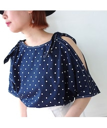 margaux ダイヤドットブラウス(シャツ/ブラウス)