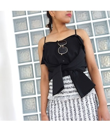 L'altro 腰巻デザインシャツ(シャツ/ブラウス)