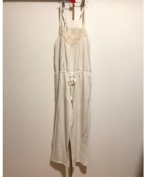 MARNA | コットンレースサロペット(サロペット/オーバーオール)