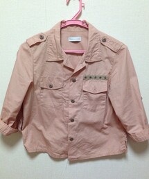 E hyphen world gallery | ショート ミリタリー シャツ(シャツ/ブラウス)