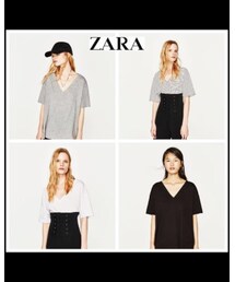 ZARA | (Tシャツ/カットソー)