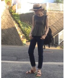 GU | タンクとキャミセットのGUさんっ(キャミソール)