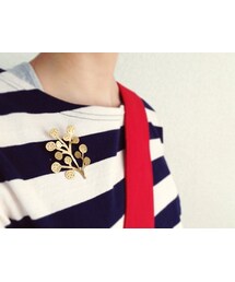 木のブローチ(ブローチ/コサージュ)