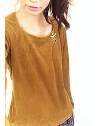 ベロアTシャツ(Tシャツ/カットソー)