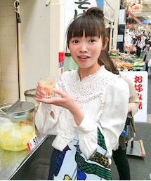 TSUMORI CHISATO | 白ブラウス(シャツ/ブラウス)