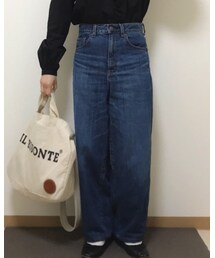 GU | コクーンシルエットジーンズ(デニムパンツ)