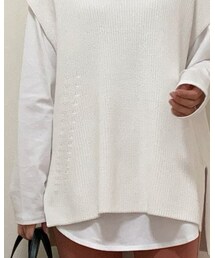 UNIQLO | コットンロングシャツテールT（長袖）(Tシャツ/カットソー)