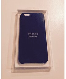 Apple | iPhone 6 Leather Case Midnight Blue(その他)