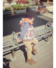 DENIM DUNGAREE | ダウンベスト