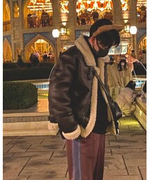 ZARA | ムートンコート