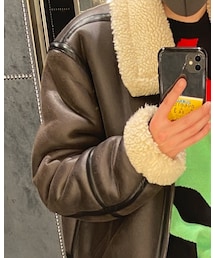 ZARA | ムートンコート