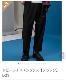 LIDNM | ドビーワイドスラックス(スラックス)