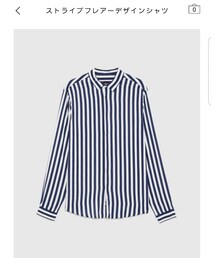 ZARA | ストライプシャツ(シャツ/ブラウス)