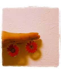 押し花ピアス(ピアス（両耳用）)