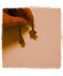 レザーピアス(ピアス（両耳用）)