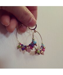 フープピアス(ピアス（両耳用）)