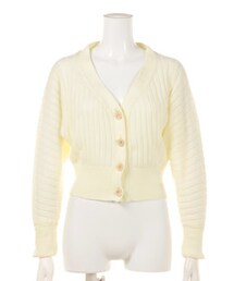 SNIDEL | ビジューボタンショートカーディガン(カーディガン/ボレロ)