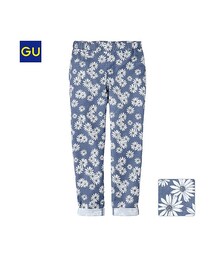GU | マーガレット柄のロールアップレギパン(その他パンツ)