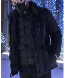 THE NORTH FACE PURPLE LABEL | 内側を閉めた状態(ダウンジャケット/コート)