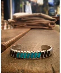 Indian Jewelry | 60s Vintage Zuni Turquoise Bangle(バングル/リストバンド)