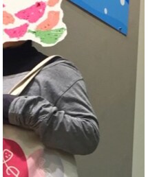 and it_ | 重ね着風指穴カットーソー 手があたたかいです(Tシャツ/カットソー)