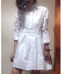 no brand | シャツワンピース