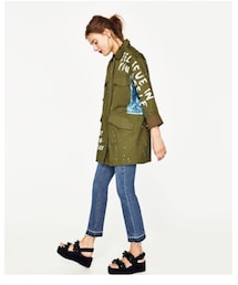 ZARA | ミリタリージャケット