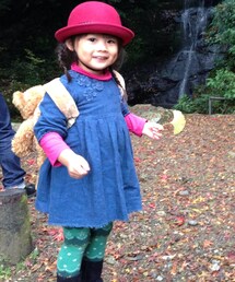 デニムワンピ、手作り(ワンピース)