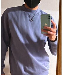 GU | スウェットモックネックシャツ(トップス)