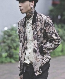 tastemaker | 米黃色碎花襯衫(シャツ/ブラウス)