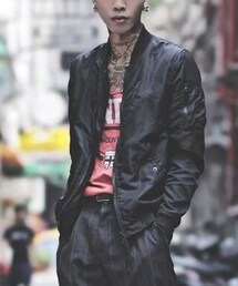 asos | 合身MA-1(ナイロンジャケット)