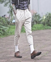 tastemaker | 淺卡其九分英倫老爺褲(その他パンツ)