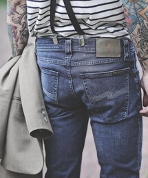 Nudie Jeans | 水洗藍skinny jeans(デニムパンツ)