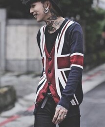 VINTAGE | 英國國旗針織外套(その他アウター)