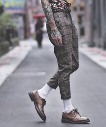 咖啡棕色九分老爺褲(その他パンツ)