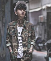 VINTAGE | 二手美軍迷彩襯衫(シャツ/ブラウス)