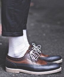 swearlondontaiwan | 紅藍拼色牛津鞋(ドレスシューズ)