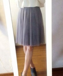 不明 | グレーチュールスカート(スカート)
