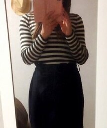 PROPORTION BODY DRESSING | ボーダーセーター(ニット/セーター)