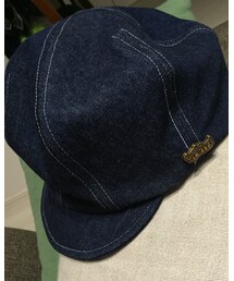 TWITS | デニムの帽子（ピンズ付き）(キャスケット)