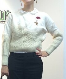 TALKING ABOUT THE ABSTRACTION | フィッシャーマンニット
(ニット/セーター)