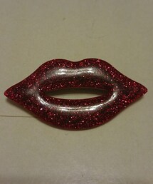 ブランド不明 | 唇ブローチ(ブローチ/コサージュ)