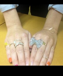 ブランド不明 | リングたくさん重ね付♪(リング)