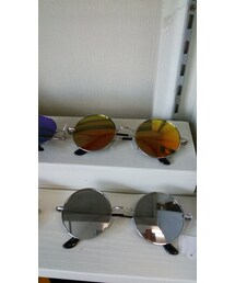 レトロブティックことり | ラウンドミラーレンズサングラス(ファッション雑貨)