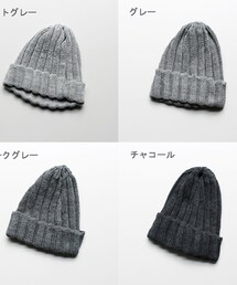 maillot | ライトグレーリネンニットキャップ(ニットキャップ/ビーニー)