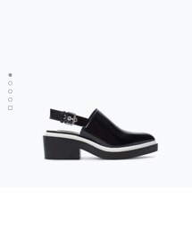 ZARA | 木底莫卡辛(サンダル)