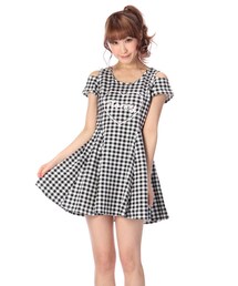 Tralala | 格紋洋裝(ワンピース)