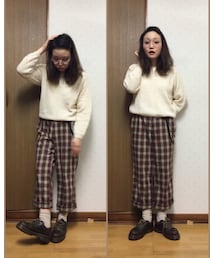 LOWRYS FARM | パールつき(ニット/セーター)