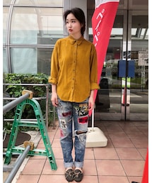 USED | からし色シャツ (シャツ/ブラウス)