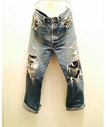 VINTAGE | 60's Levi's / 501 BIG E クラッシュ/ 裏刻印16(デニムパンツ)